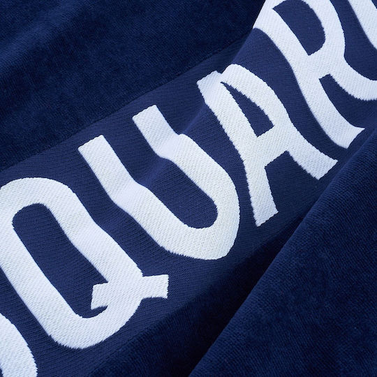 Dsquared2 Πετσέτα Θαλάσσης Βαμβακερή Μπλε