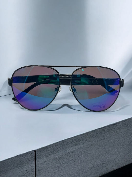 Dasoon Vision Unisex Sunglasses with Black Frame and Multicolour Lens 2478054