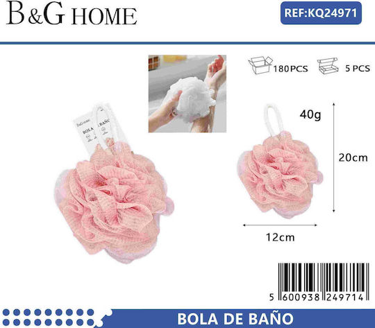 Netz-Badeschwamm Rosa 5Stück