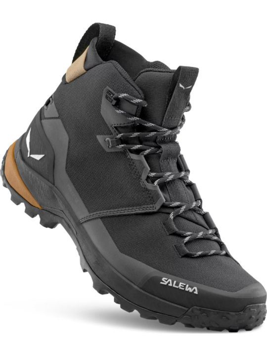 Salewa Puez 2 Ανδρικά Ορειβατικά Μποτάκια Αδιάβροχα Μαύρα
