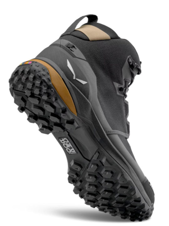 Salewa Puez 2 Ανδρικά Ορειβατικά Μποτάκια Αδιάβροχα Μαύρα