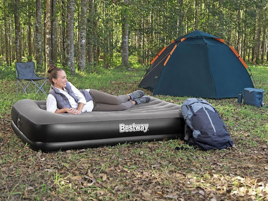 Bestway Inflatable King Size Air Mattress with Integrated Electric Pump 152x203x36cm
