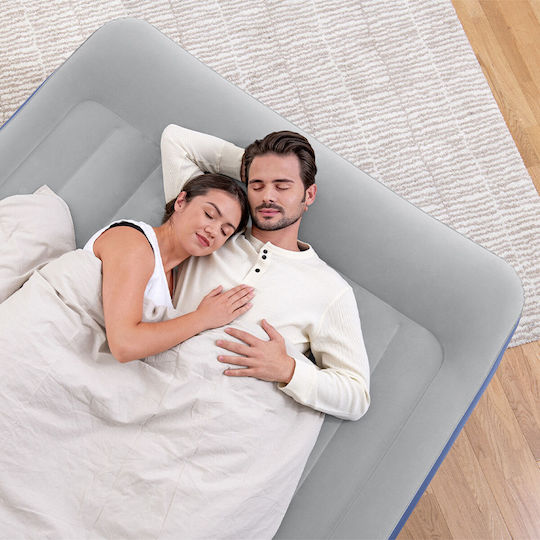 Bestway Double Inflatable Sleeping Mattress 203x152x56cm Blue
