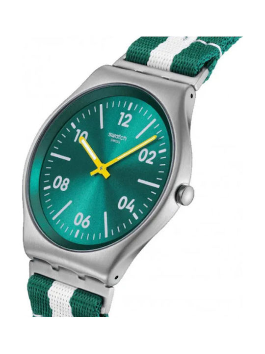Swatch Casual Кварцов Часовник с Текстилна Каишка Swatch Casual Кварцов Часовник с Текстилна Каишка