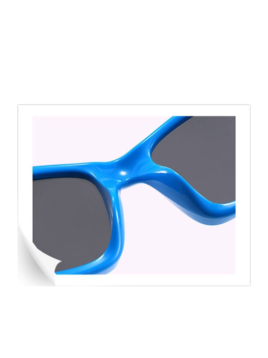 Techsuit Athletic Kids Sunglasses with Polarized Blue Lens for 3-8 Years