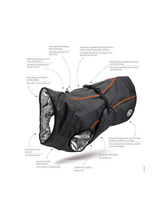 Hunter Waterproof / Windproof Dog Coat with 60cm Back Length