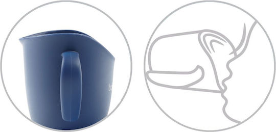 Babyono Baby Cup made of Plastic Light Blue 120ml for 12m+m+