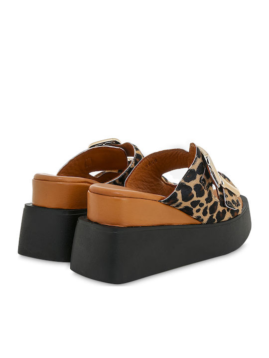 Platforme Dama Leopard Pony