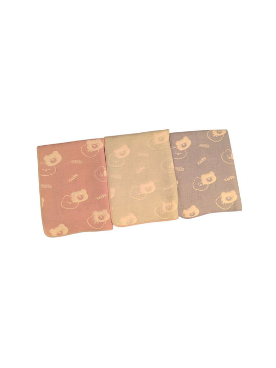 Double Sided Cotton Baby Quilt 100x110cm Mint
