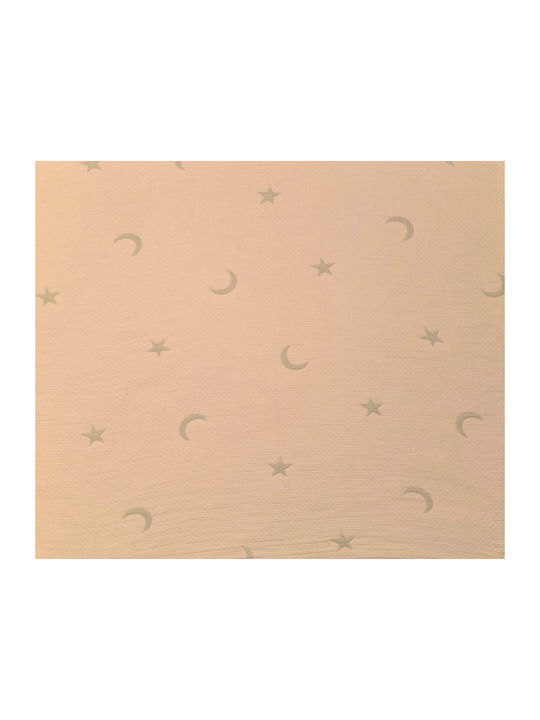 Double Sided Cotton Baby Quilt 100x110cm Mint