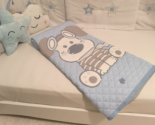 Бебешка кувертюра Двулицево Памук Ciell 100x120см