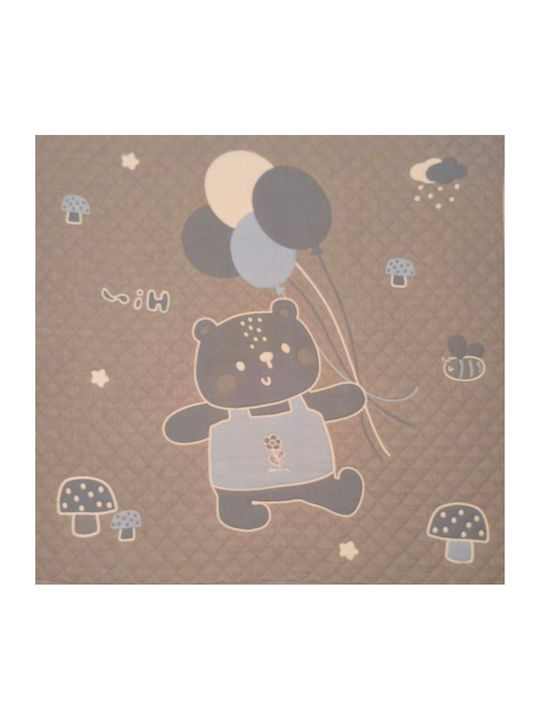 Double Sided Cotton Baby Quilt 100x120cm Ciell