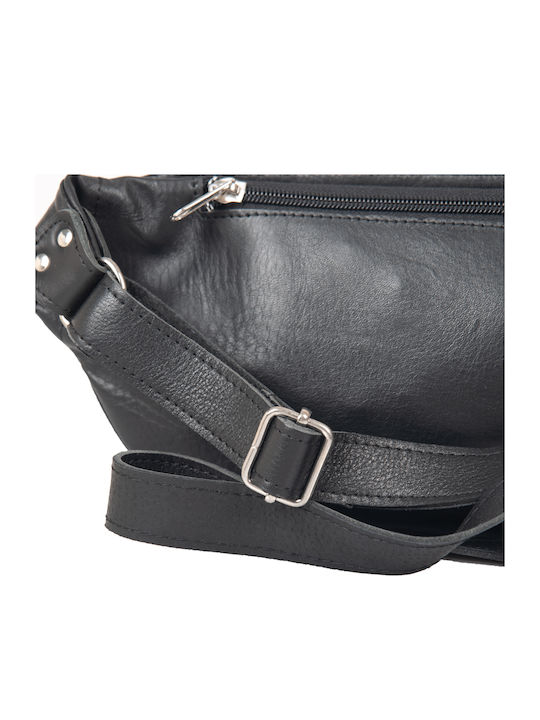 Leather Waist Bag Black