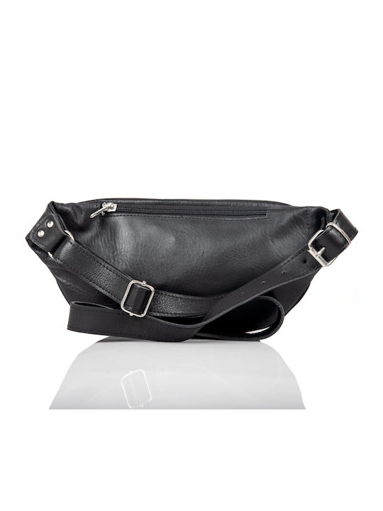 Leather Waist Bag Black