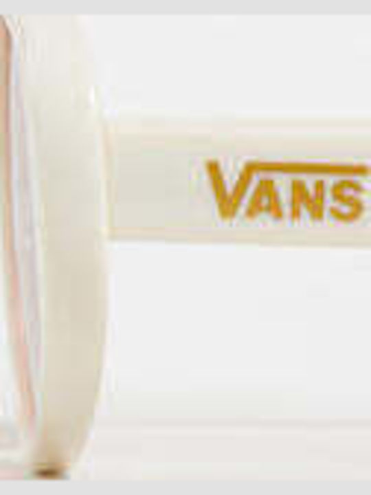 Vans Women's Sunglasses with White Frame and Pink Lens VN000ND7FS8