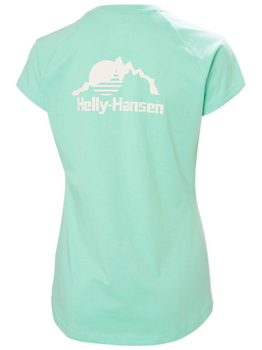 Nord Graphic Drop Women's Athletic T-shirt Lagoon