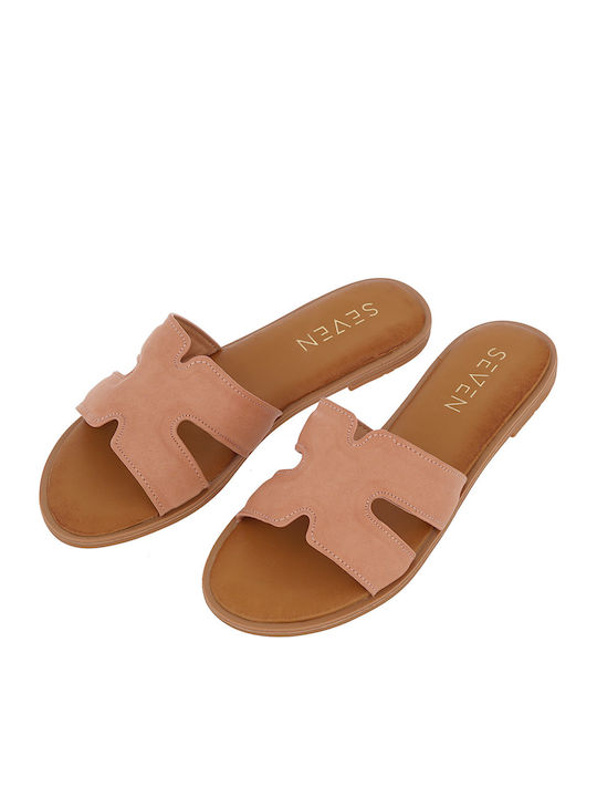 Women's Flat Sandals in Pink Color