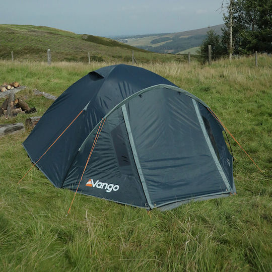 Vango Tay 400 Camping Tent Igloo Blue With Double Cloth 3 Seasons For 4 People 300x250x140cm