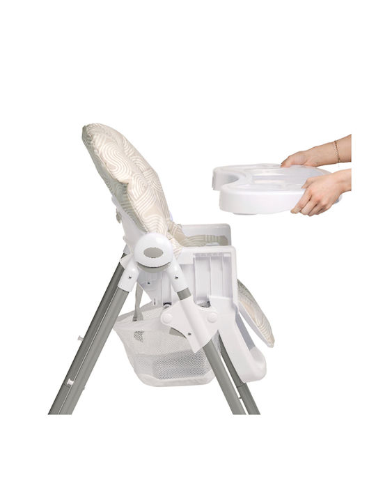 Mamas & Papas Snax Beiges Klappbarer Baby Hochstuhl