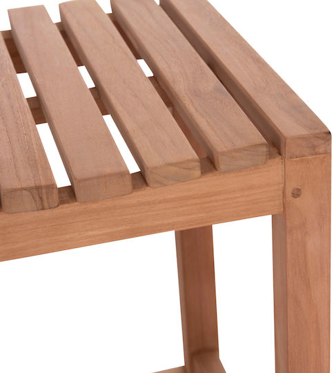 Hocker Bar mit Rückenlehne Hölzernes Nikol Natural 40x40x77cm