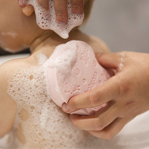 Babyono Burete de baie pentru bebeluși Roz 1buc