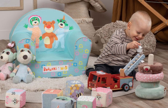 Παιδική Πολυθρόνα Γκρι 42x52x32εκ.