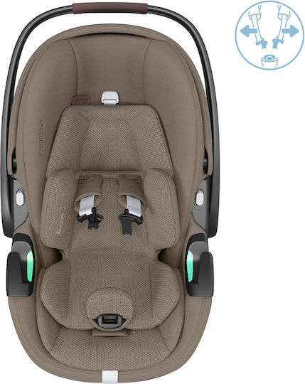 Maxi-Cosi Pebble 360 Pro2 Baby Car Seat i-Size with Isofix Twillic Truffle