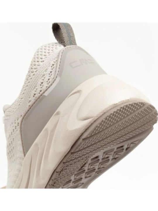 Nhekkar Damen Sneakers Beige