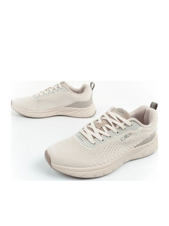 Nhekkar Damen Sneakers Beige