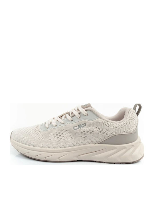 Nhekkar Damen Sneakers Beige