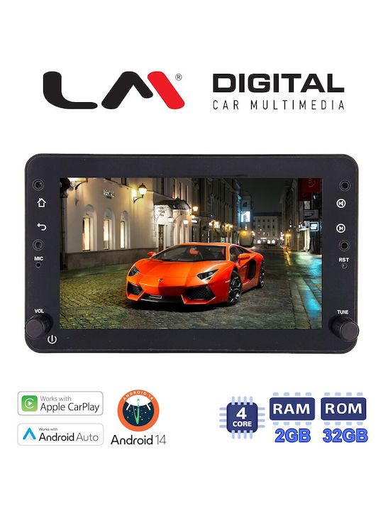 LM Digital Car Audio System for Alfa Romeo Brera 2004>2012 (Bluetooth/USB/WiFi/GPS/Apple-Carplay/Android-Auto)