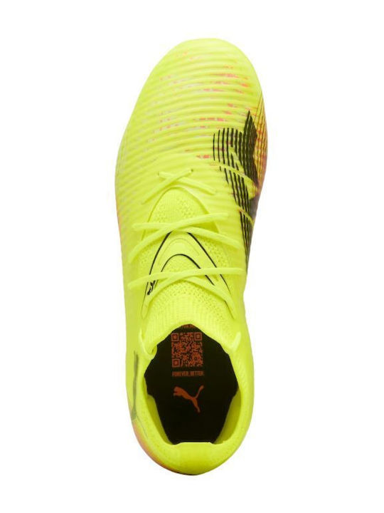 Future 8 Pro FG/AG Kids Soccer Cleats Molded Yellow