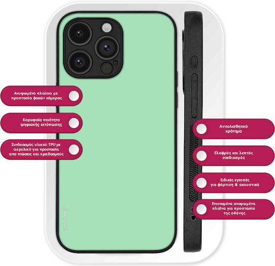 Sonique Back Cover Σιλικόνης Τιρκουάζ (Galaxy M55)