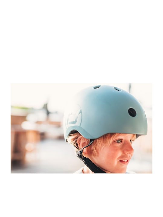 Scoot & Ride Kids' Helmet for City Bike Steel with LED Light