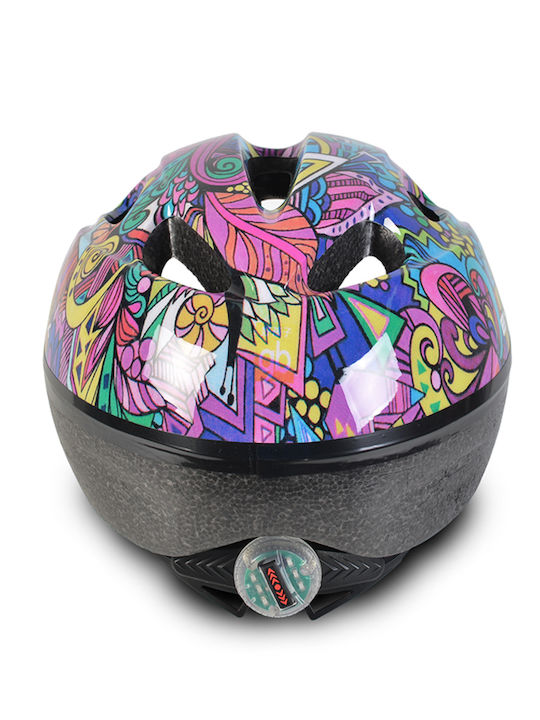 Byox Y03 Kids' Helmet for City Bike Multicolour with LED Light