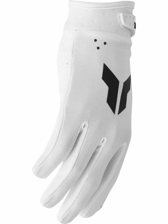 Thor Launchmode Men's Motocross Gloves White