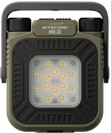 NiteCore Rechargeable Handheld Spotlight LED with Maximum Brightness 3000lm NWL30 Khaki