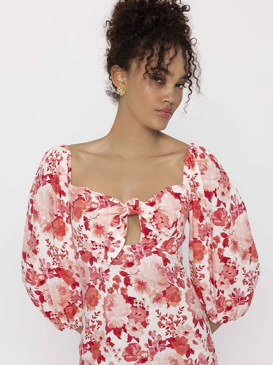 Akemi Summer Mini Dress Red