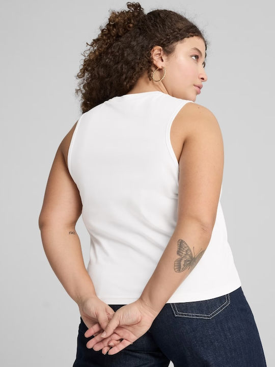 PUMA Logo Μπλούζα White