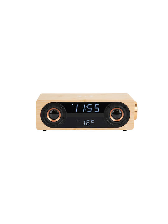 Karlsson Tabletop Digital Wooden Clock With Alarm KA6059WD