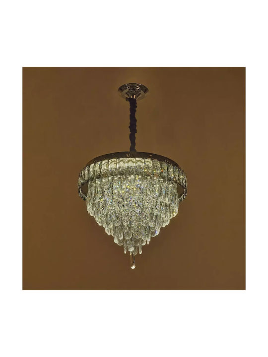 Kronleuchter LED Ø45cm Silber 4256-r45ch-elbulgaria