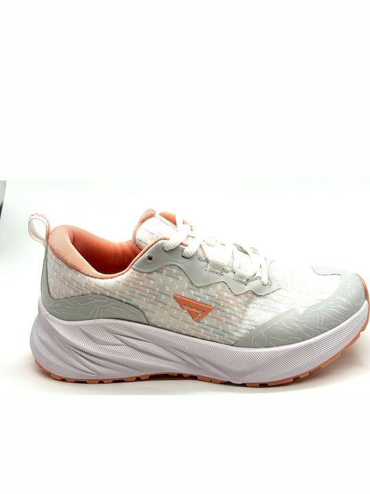 Anatomical Sneakers White-peach