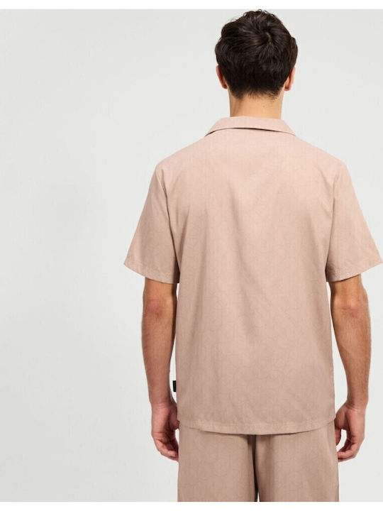 Къс ръкав Риза Light Brown