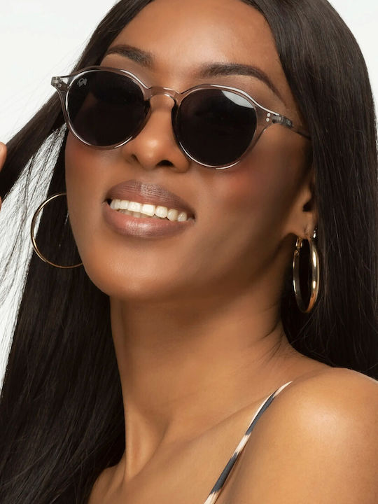 Twig Langevin Unisex Sunglasses with Transparent Plastic Frame LAS06