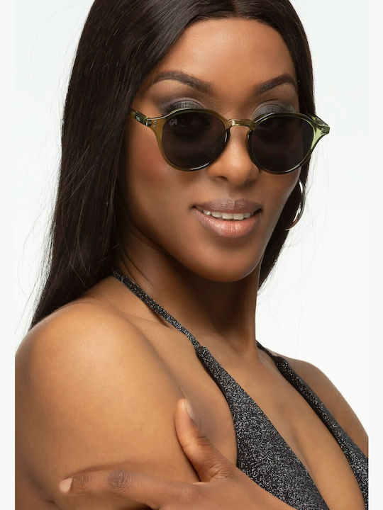 Twig Langevin Unisex Sunglasses with Transparent Plastic Frame LAS06