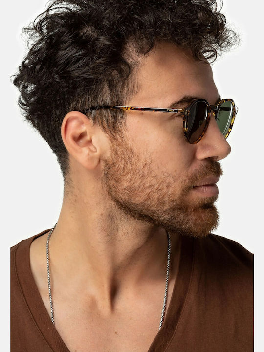 Twig Langevin Unisex Sunglasses with Transparent Plastic Frame LAS06