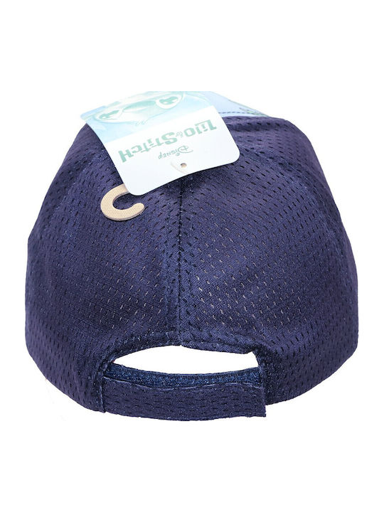 Disney Kids' Hat Jockey Fabric Stitch Navy Blue