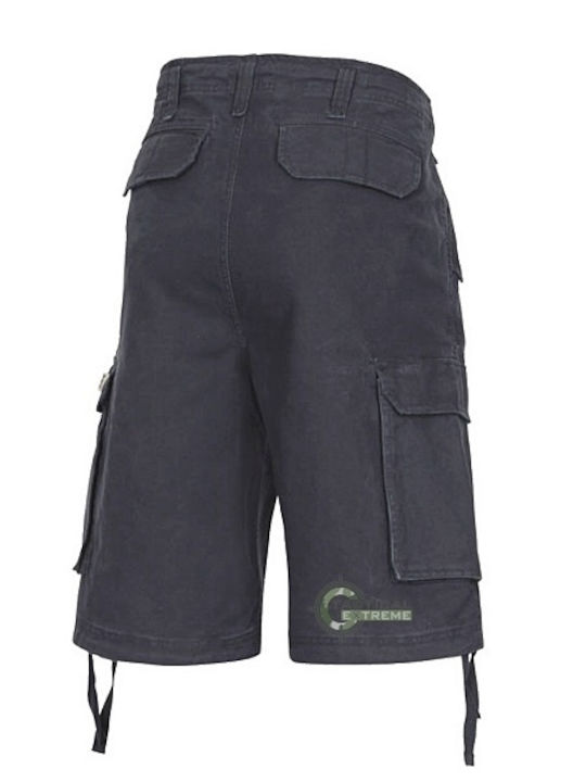 Mil-Tec Hunting Pants Washed Grey Shorts in Black color