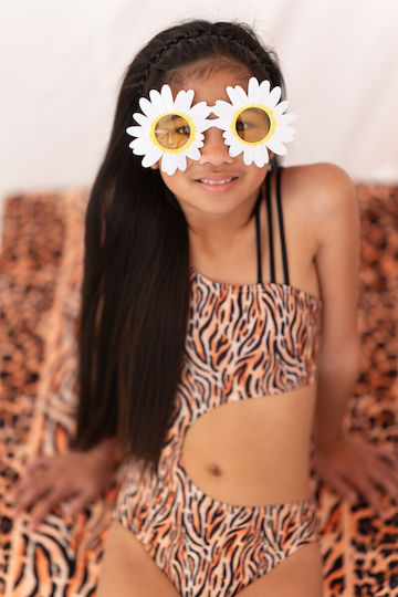 Παιδική Πετσέτα Θαλάσσης Animal Print 70χ140 Tortue S5-146-100 Animal Print