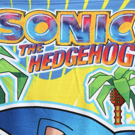 Sonic Kids' Beach Towel Microfiber Fast Dry 70x140cm Ye18226 Multicolor 70x140cm